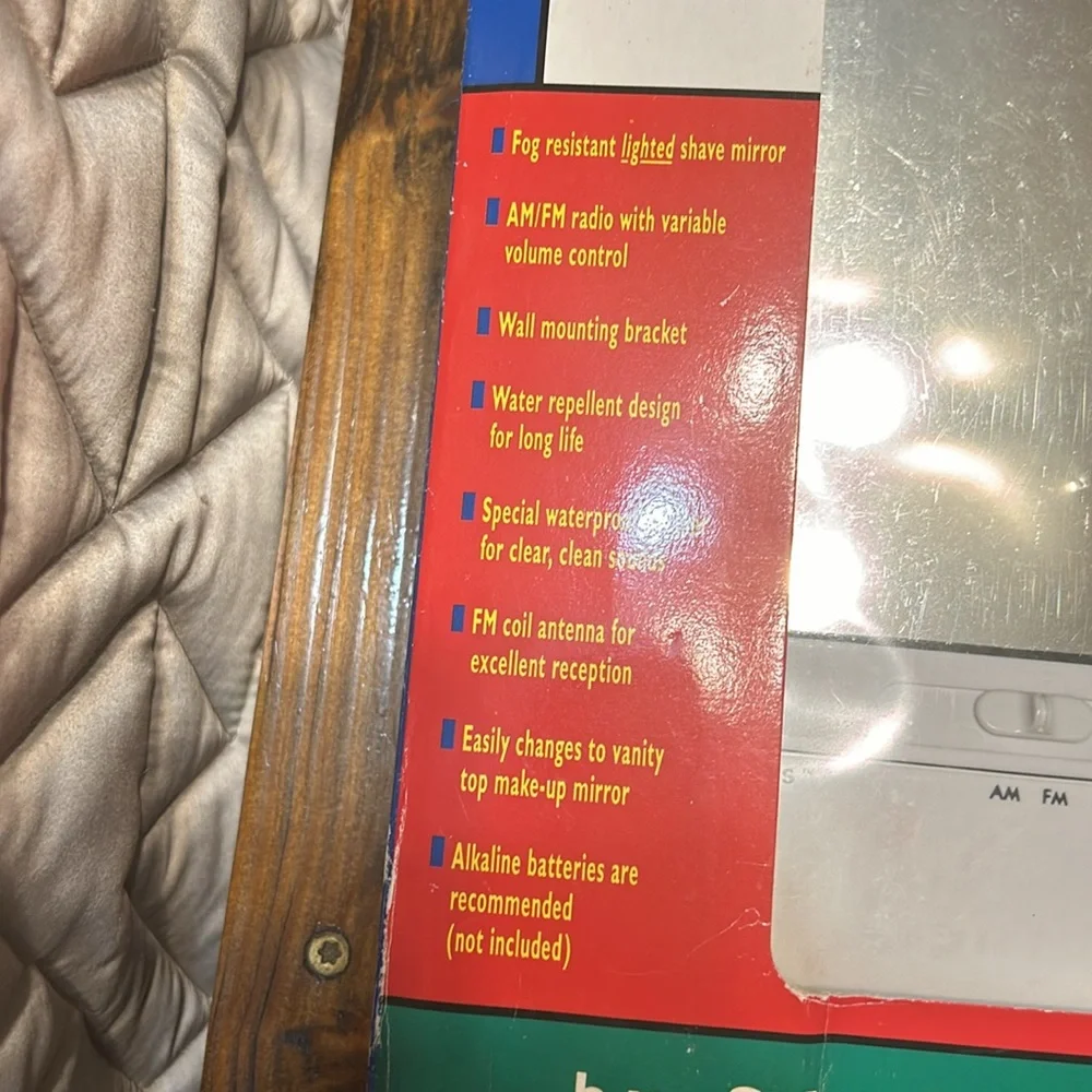 Vintage 1994 Salton Wet Tunes for shower and shave